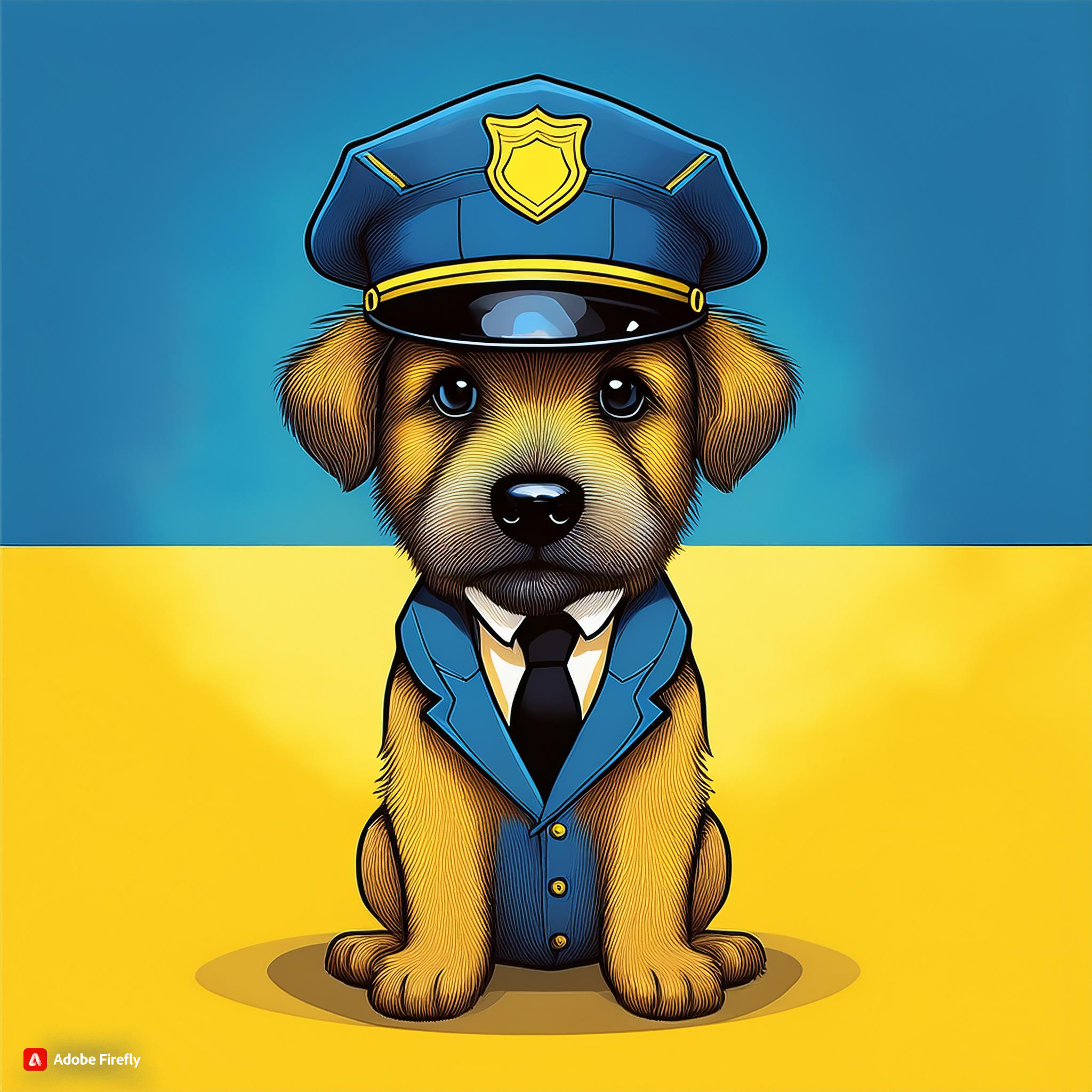 Як цуценя-коп врятував малюка від підлості загарбників
