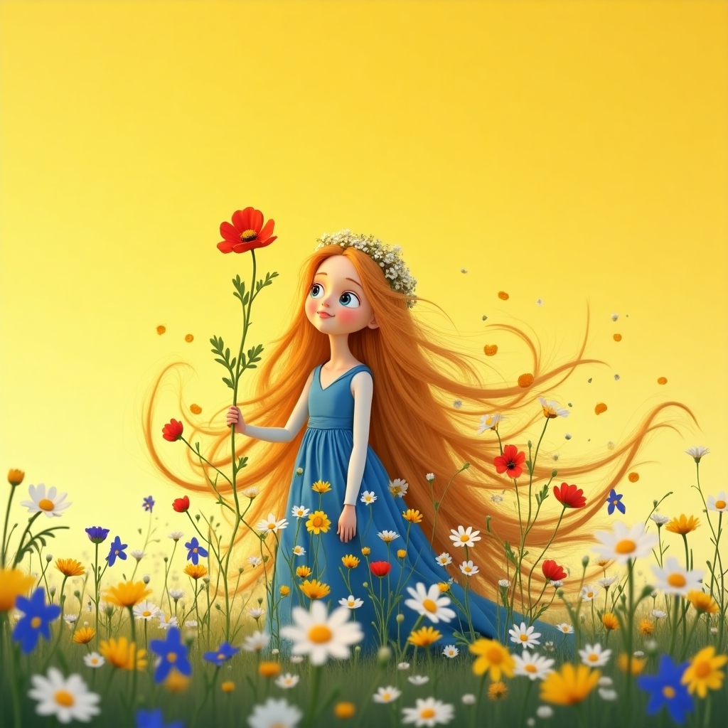 Як Принцеса польових квітів та Принц гір обвінчалися — 2 —