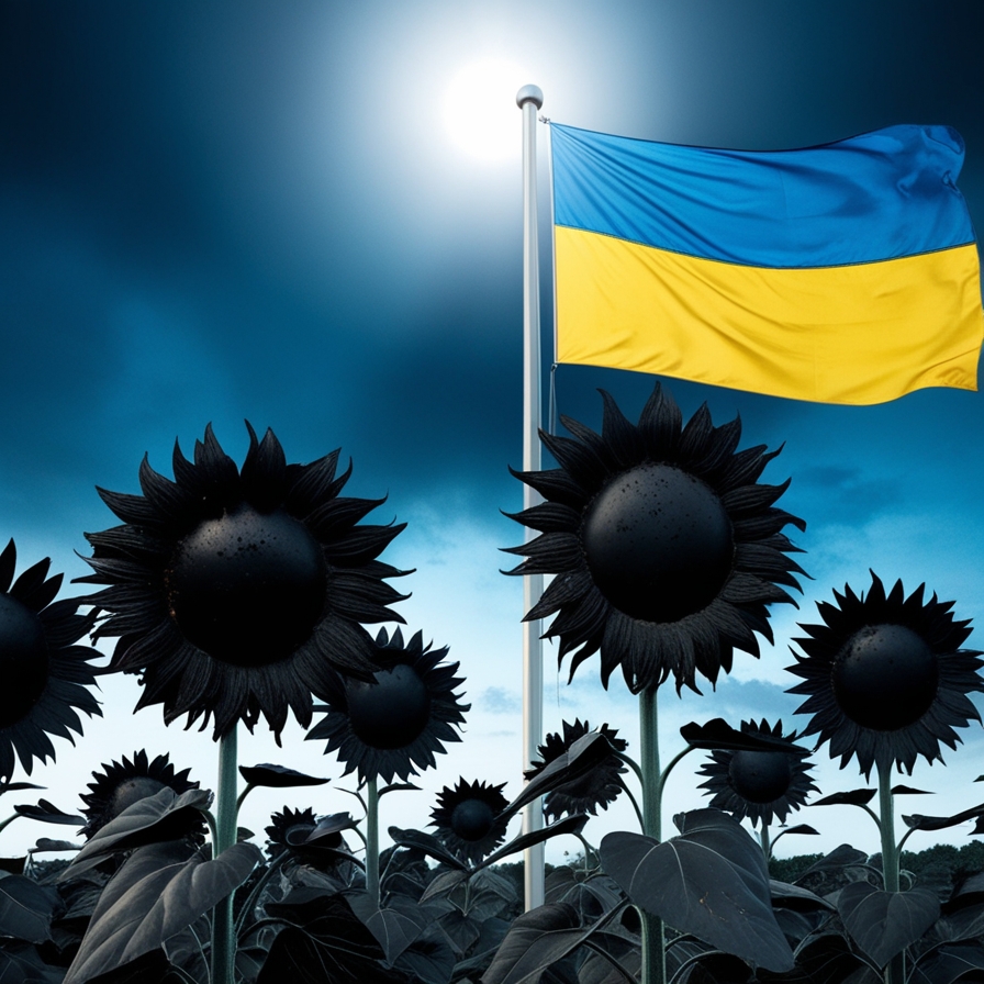 Почорніє сонях в полі