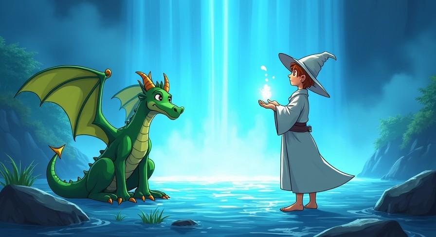 Добрий чаклун та дракон