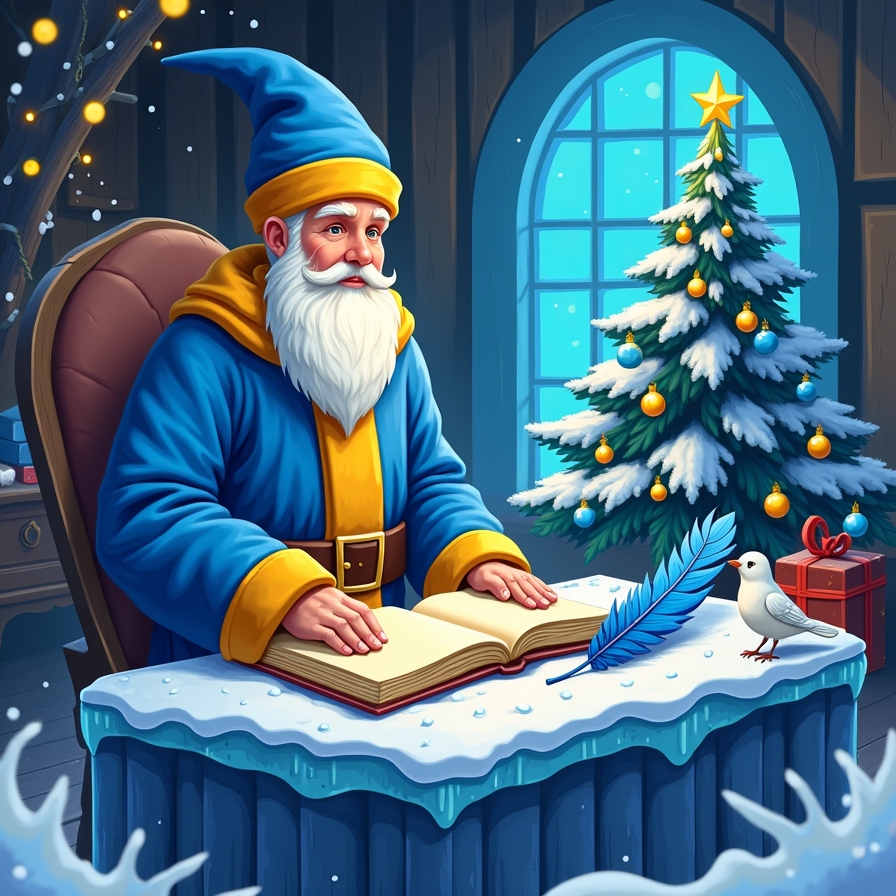 Святий Миколай та крихітний горобець