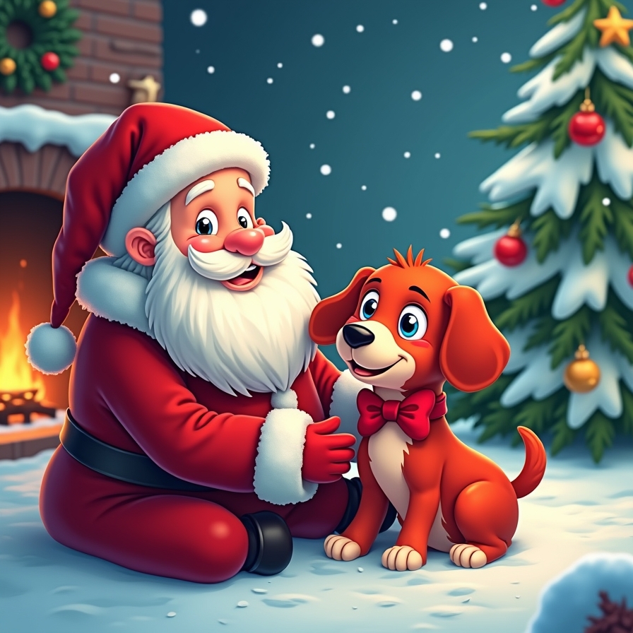 Різдвяна подорож песика